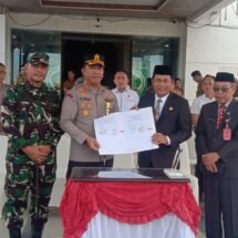 Dukung Keamanan dan Pembangunan, Pemkab Balangan Serahkan Fasilitas Baru ke Polres dan Kodim