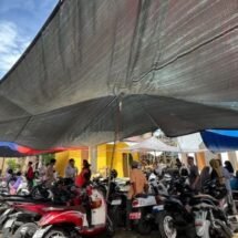 Benahi Tata Kelola Parkir, Dishub Balangan Pantau Area Parkir Pasar Tradisional