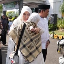 Sambut Hangat Kepulangan Jamaah Haji Balangan, Bupati H. Abdul Hadi Do’akan Jamaah jadi Haji Mabrur